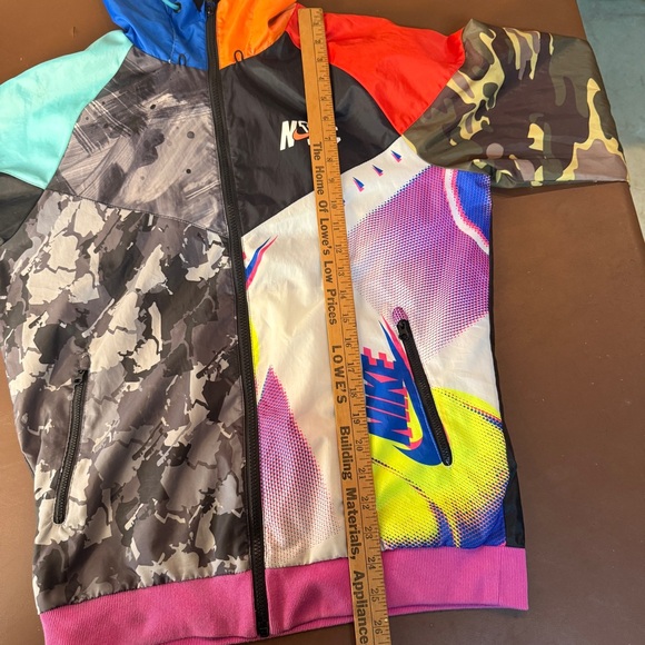 Nike Sportswear NYC What the Windbreaker Multicolor Jacket, RARE collectible Y2K - Picture 15 of 16